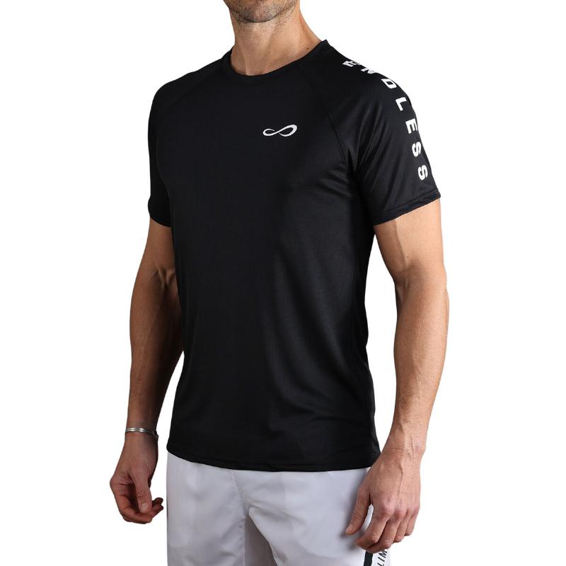 Camiseta preta ic?nica Endless Feisty