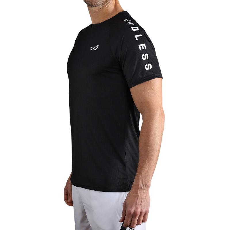 Camiseta preta ic?nica Endless Feisty