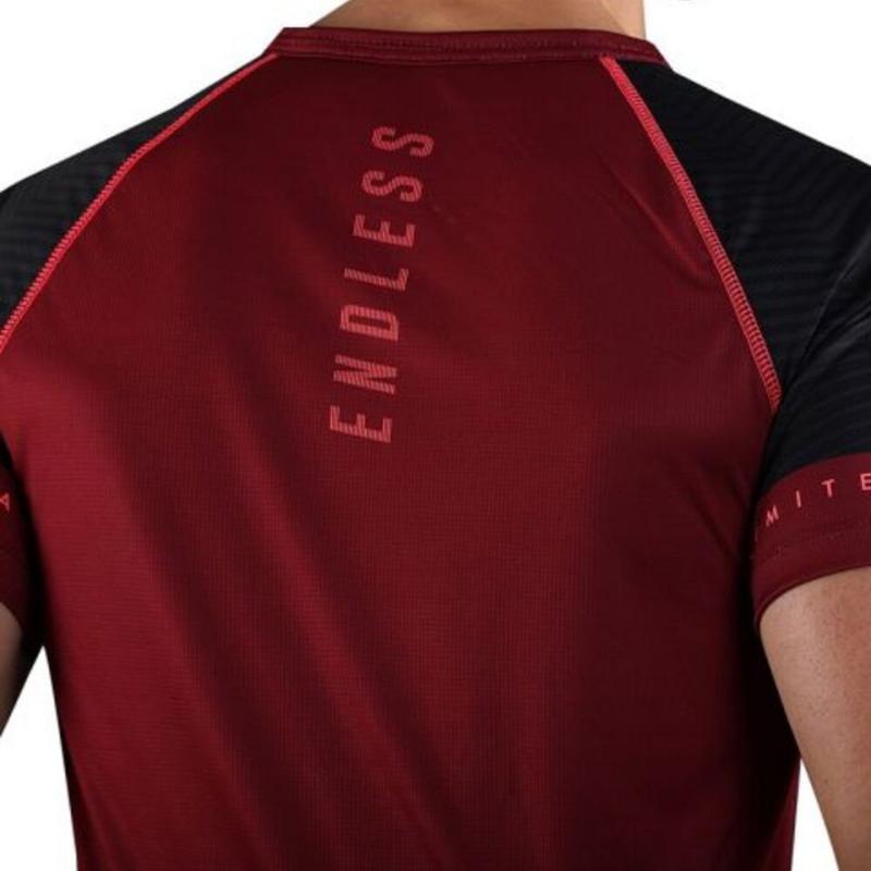 Endless Feisty Sleeves Wine Maglietta