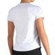 T-shirt en maille sans fin blanc noir