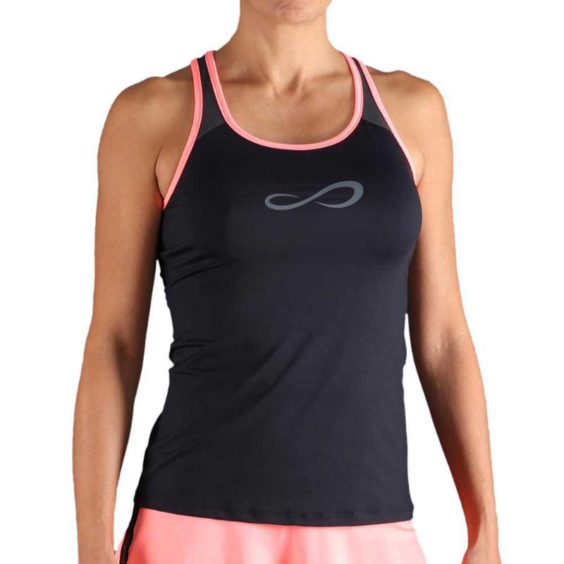 Camiseta Infinita Minimal Coral Black