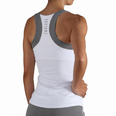 T-shirt blanc Endless Race