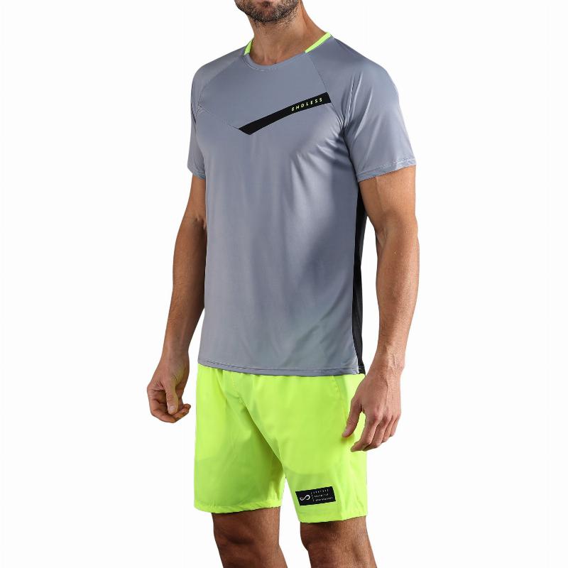 T-shirt gris Endless Tracer
