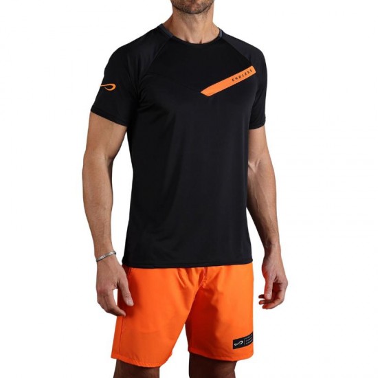 Endless Tracer T-shirt noir orange