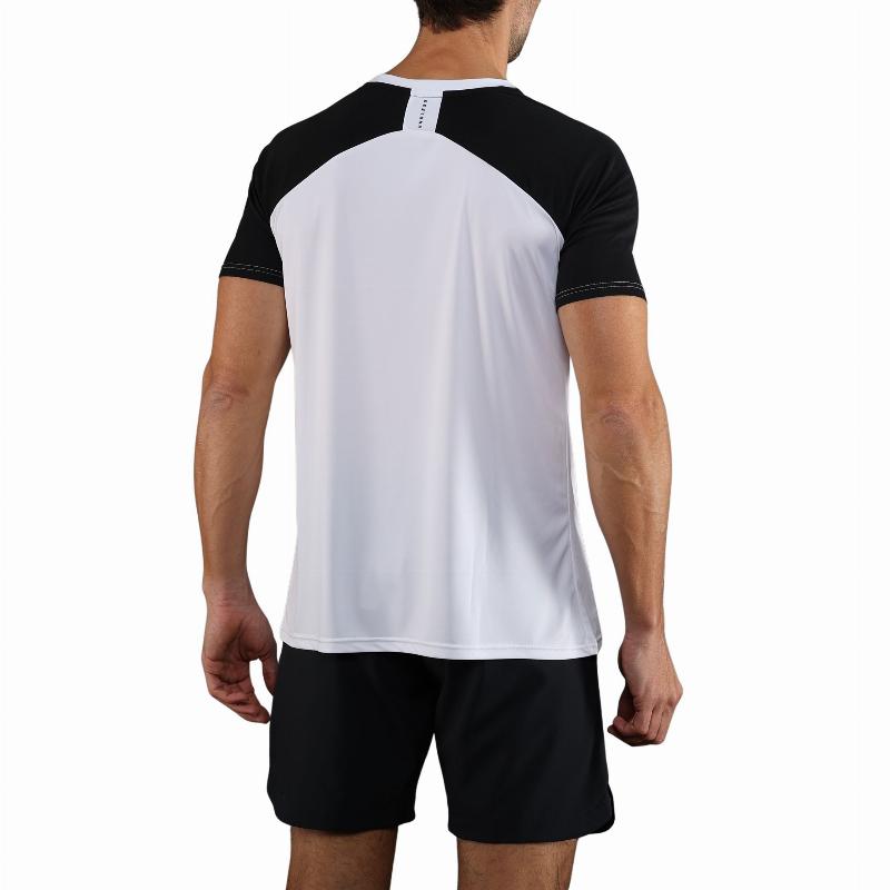 Camiseta branca de vetor infinito