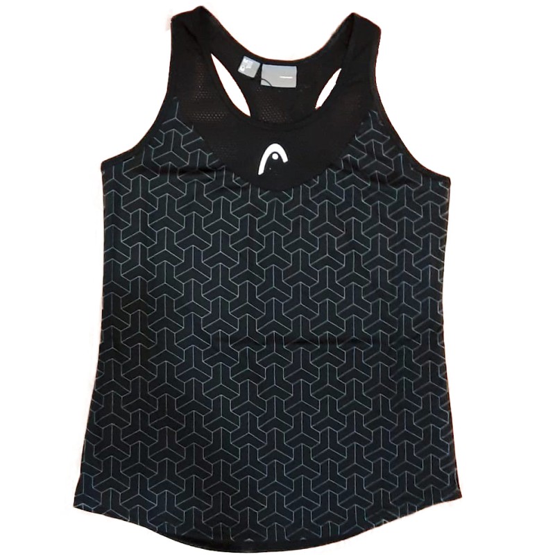 Camiseta feminina preta da Cabeca Alpha