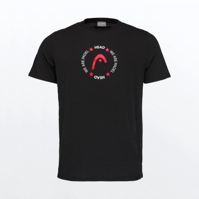 Head Button T-Shirt Black