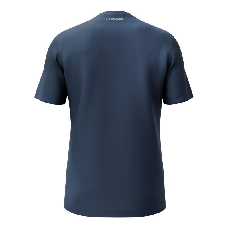 Camiseta Head Club 25 Tech Azul Marinho