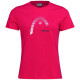 Camiseta Head Club Lara Magenta para Mulheres