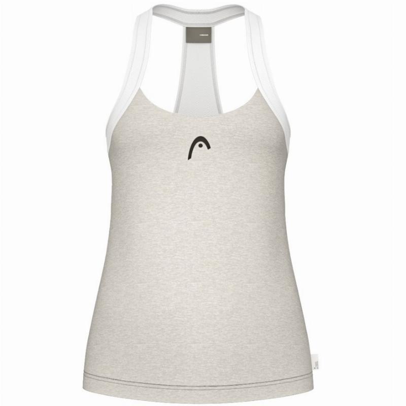 Camiseta Head Play Tech Light Grey para Mulheres