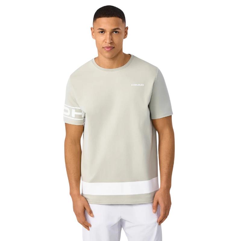 Head Pro Player Maglietta Grigio Chiaro