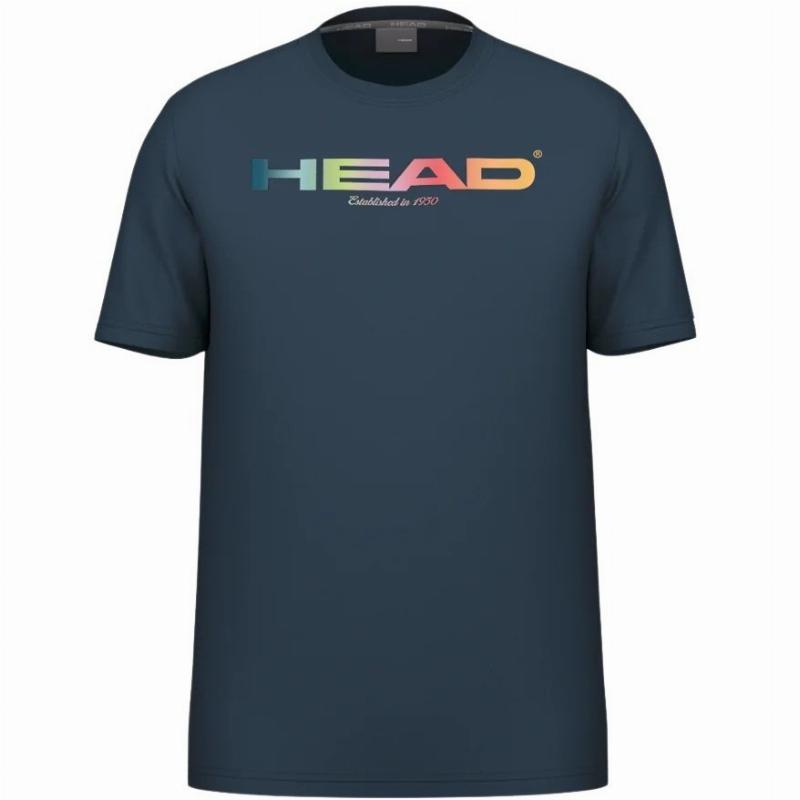 Camiseta Head Rainbow Azul Marinho