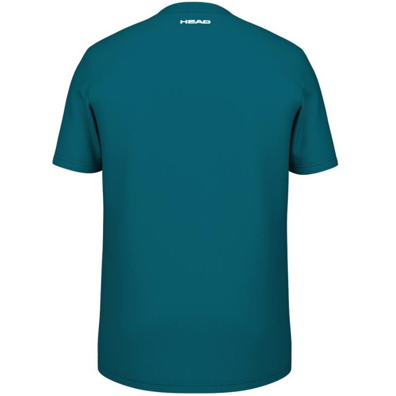 Camiseta Head Rainbow Teal Blue