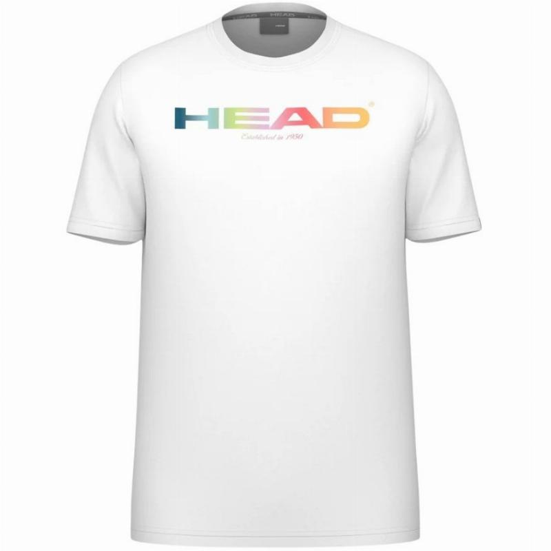 Camiseta Head Rainbow White