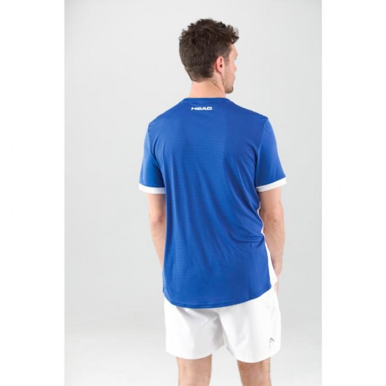 Head Slice T-shirt Branco Azul Frances