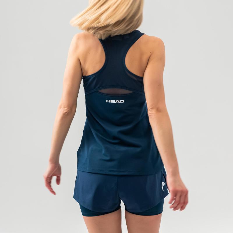 Camiseta do Espirito da Cabeca Azul Escura