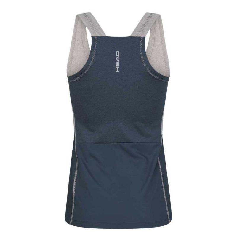 Head Tech Top Navy Grey T-Shirt Women