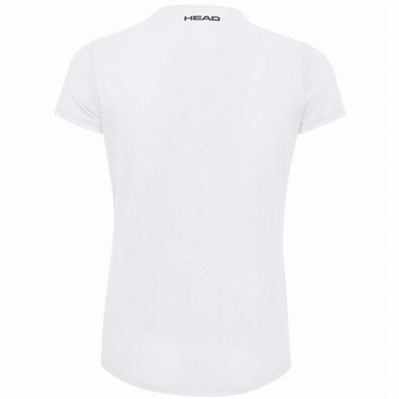 Women''s Head Tie Break White T-Shirt