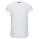 T-shirt blanc pour femme a imprime cravate de tete