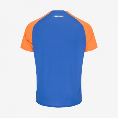 Head Topspin T-Shirt Arancione Blu Scuro
