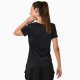 T-Shirt JHayber Cut Out Preto Mulher