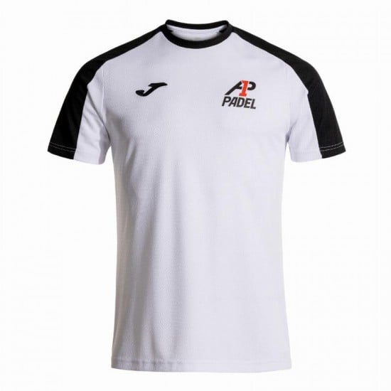 Camiseta Joma A1 Padel Branco Preto