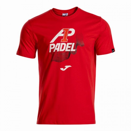 T-shirt Joma A1 Padel Rouge