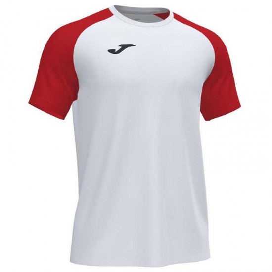 Camiseta Joma Academy IV Branco Vermelho