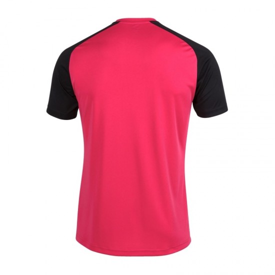 Joma Academy IV T-Shirt Noir Fuchsia