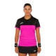 Camiseta Joma Montreal Rosa Preta para Mulheres