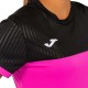 Camiseta Joma Montreal Rosa Preta para Mulheres