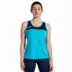 Camiseta Feminina Joma Montreal Turquesa Fluor Marinho