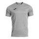 Camiseta Joma Olimpiada Gris Melange Negro