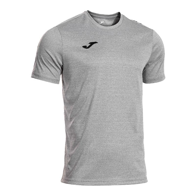 Camiseta Joma Olimpiada Gris Melange Negro