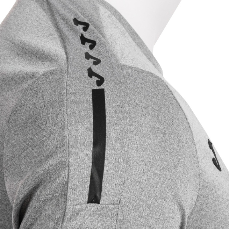 Camiseta Joma Olimpiada Gris Melange Negro