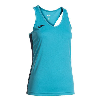 Camiseta Joma Olimpiada Turquesa Azul Marinho Feminina