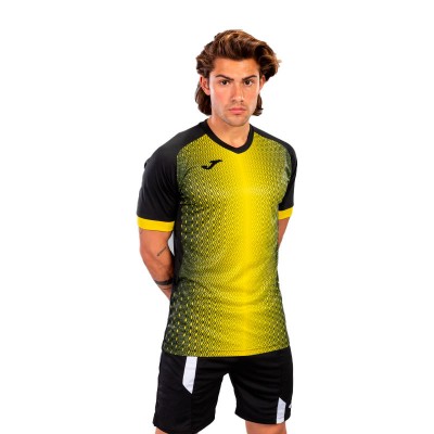 Camiseta Joma Supernova Negro Amarillo