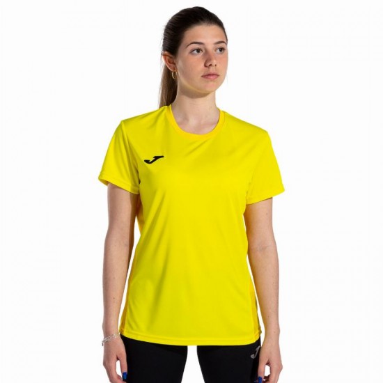 T-shirt Joma Winner II Jaune Femme