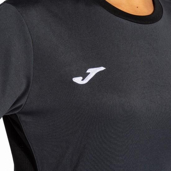 T-shirt Joma Winner II Antracite para mulher