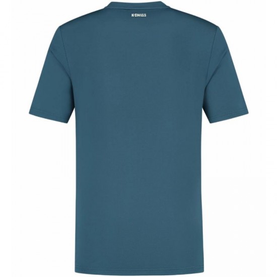 Camiseta Kswiss Hypercourt Basic Crew Ottanio indiano