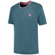 Camiseta Kswiss Hypercourt Mesh Crew 4 Verde Petroleo