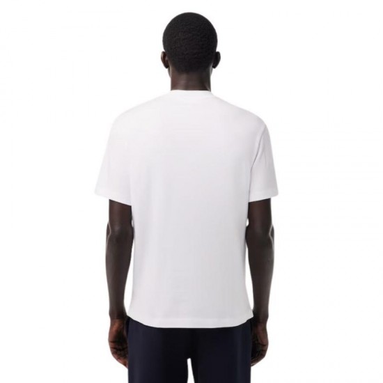 Camiseta Lacoste Algodon Blanco