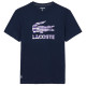 Lacoste Daniil Medvedev Navy Blue Tennis T-Shirt
