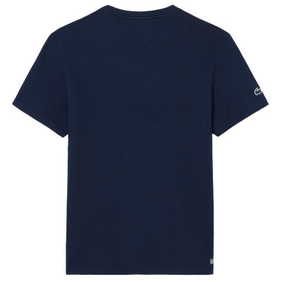 Lacoste Daniil Medvedev Navy Blue Tennis T-Shirt