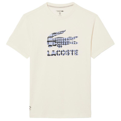 Camiseta de Tênis Lacoste Daniil Medvedev Off-White