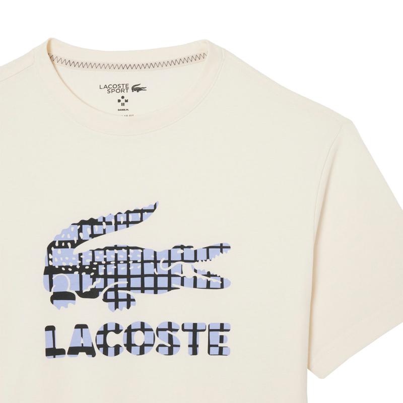 Camiseta de T?nis Lacoste Daniil Medvedev Off-White
