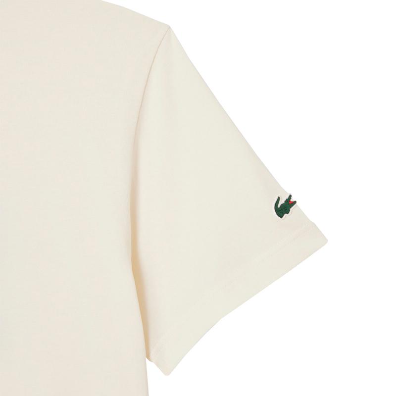 Camiseta de T?nis Lacoste Daniil Medvedev Off-White