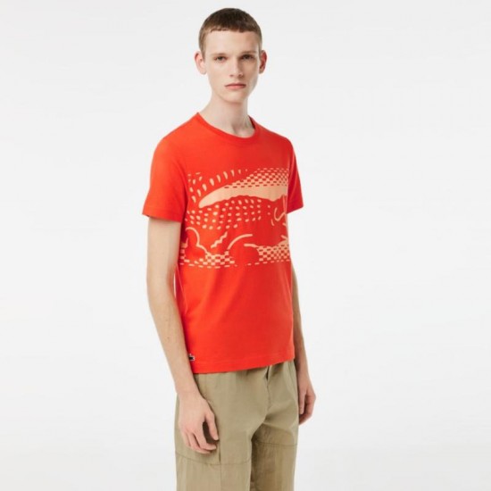 Lacoste Novak Djokovic T-shirt arancione