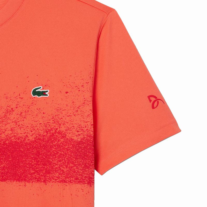 Lacoste Novak Djokovic T-Shirt Orange Red