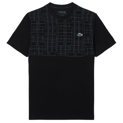 Camiseta Lacoste Novak Djokovic Ultra Dry Black